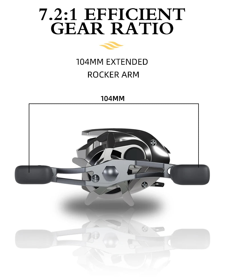 HookUpCo. High-Speed Saltwater Baitcasting Reel - HookUpCo.