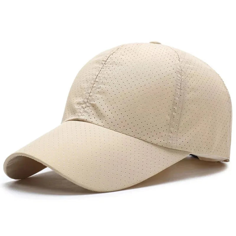 Quick-Dry Adjustable Sun Cap for Outdoor Sports