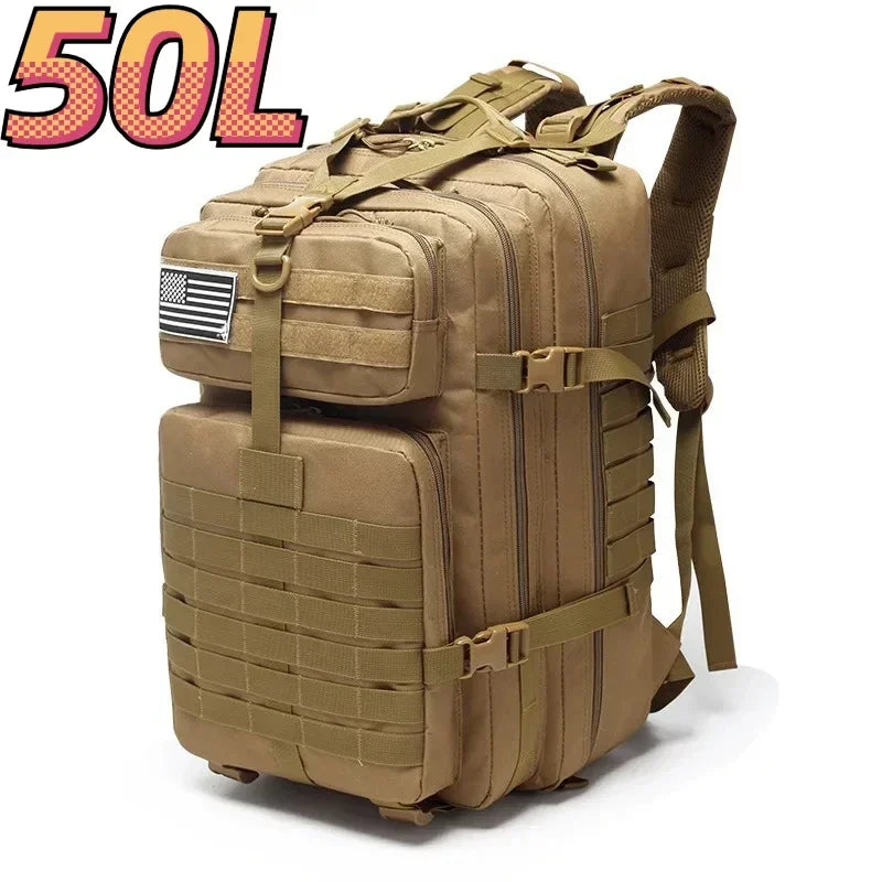HookUpCo. 30L Waterproof Tactical Backpack