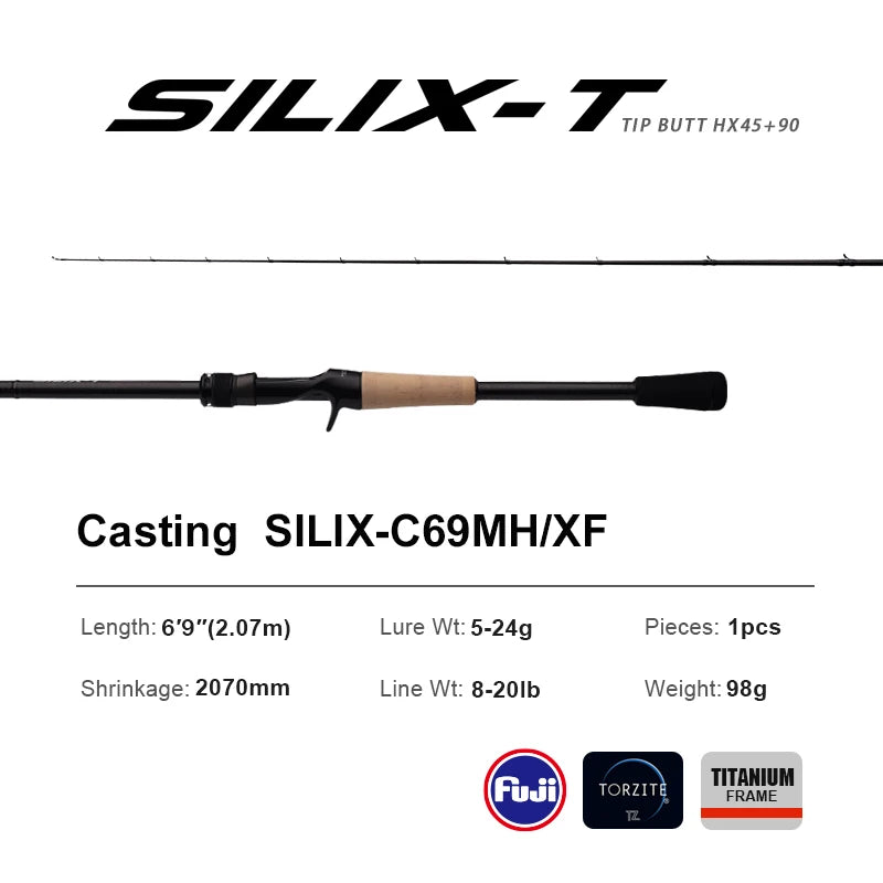 HookUpCo. PureLure Silix-T Fast Action Rod - HookUpCo.