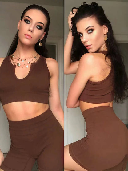 Seamless Women's Compression Shorts for Summer Workouts