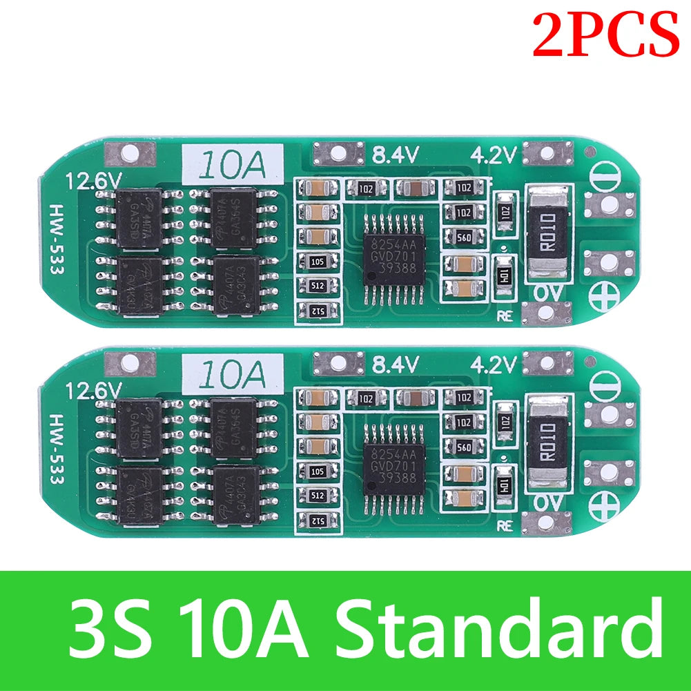 BMS 3S/4S 5A 10A 20A 25A 40A 60A Li-ion Lithium Battery Charger Protection Board 18650 For Drill Motor 12V with Enhance/Balance