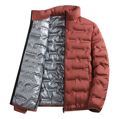 Men's Winter Hiking Down Jacket for Outdoor Comfort - HookUpCo.