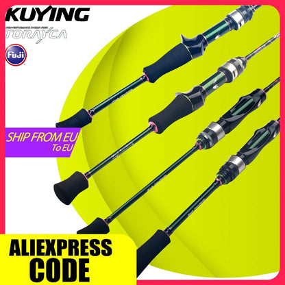 HookUpCo. Carbon Spinning Fishing Rod 5'10" - HookUpCo.