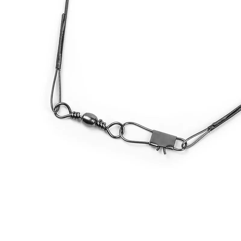 HookUpCo. 20PC Steel Fishing Line Leaders Set