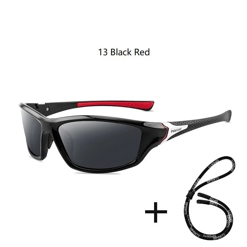 Men's Polarized Fishing Outdoor Sunglasses with Chain