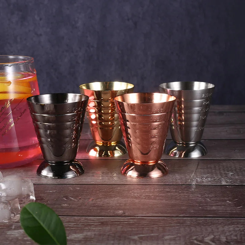 HookUpCo. Engraved Mixing Glass Measuring Cup