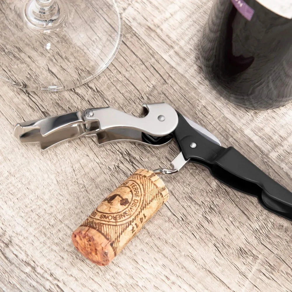 Stainless Steel Double-Hinged Wine Opener