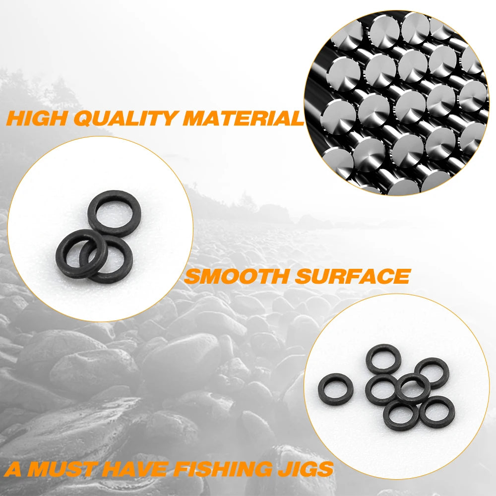 Stainless Steel Tippet Rings for Fly Fishing - HookUpCo.