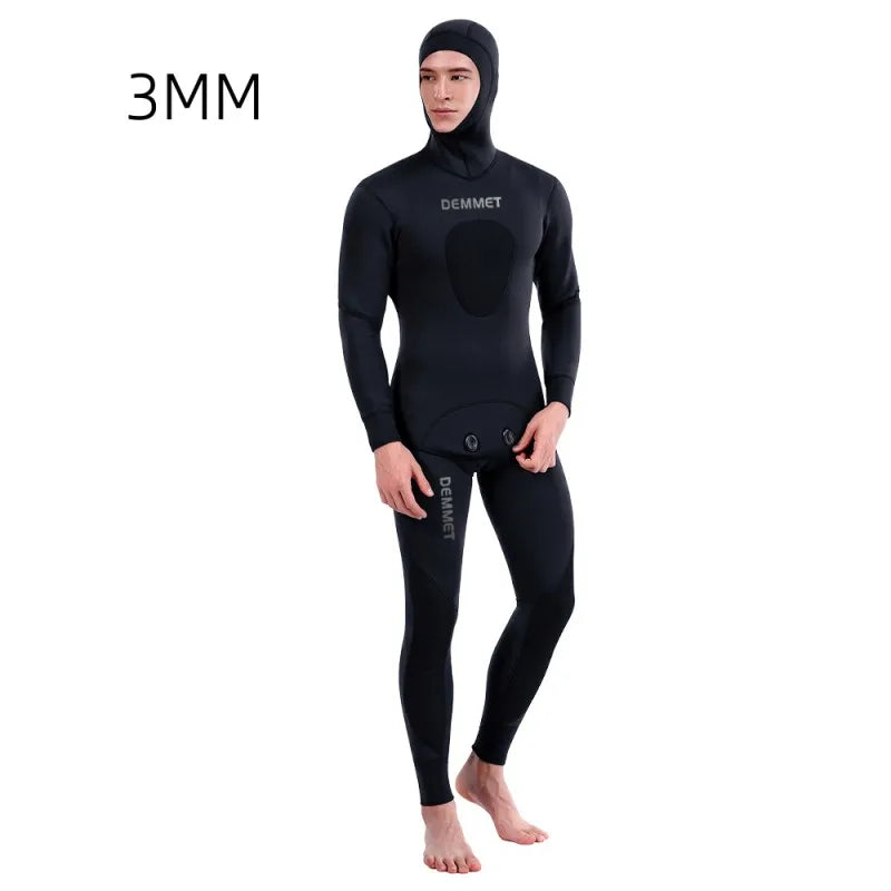 Camouflage Cold Water Diving Spearfishing Neoprene Wetsuit for