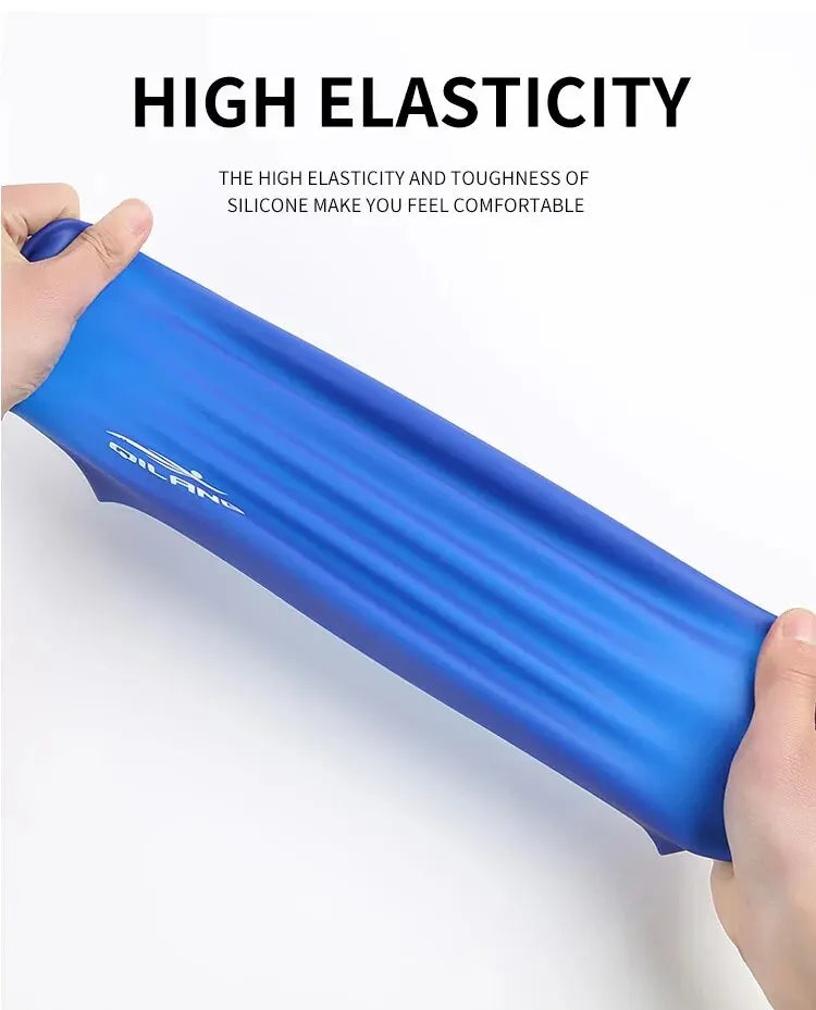 HookUpCo Waterproof Swim Caps