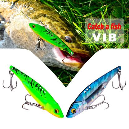HookUpCo. Vibrating Spoon Bass Fishing Lure - HookUpCo.