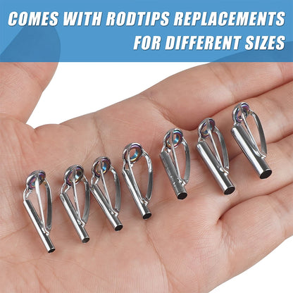 Stainless Steel Fishing Rod Tip Repair Kit - HookUpCo.