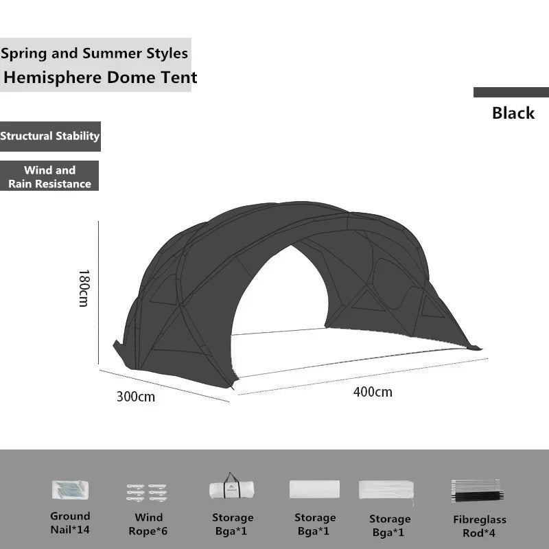 HookUpCo. Rainproof Dome Tent for Camping Adventures - HookUpCo.