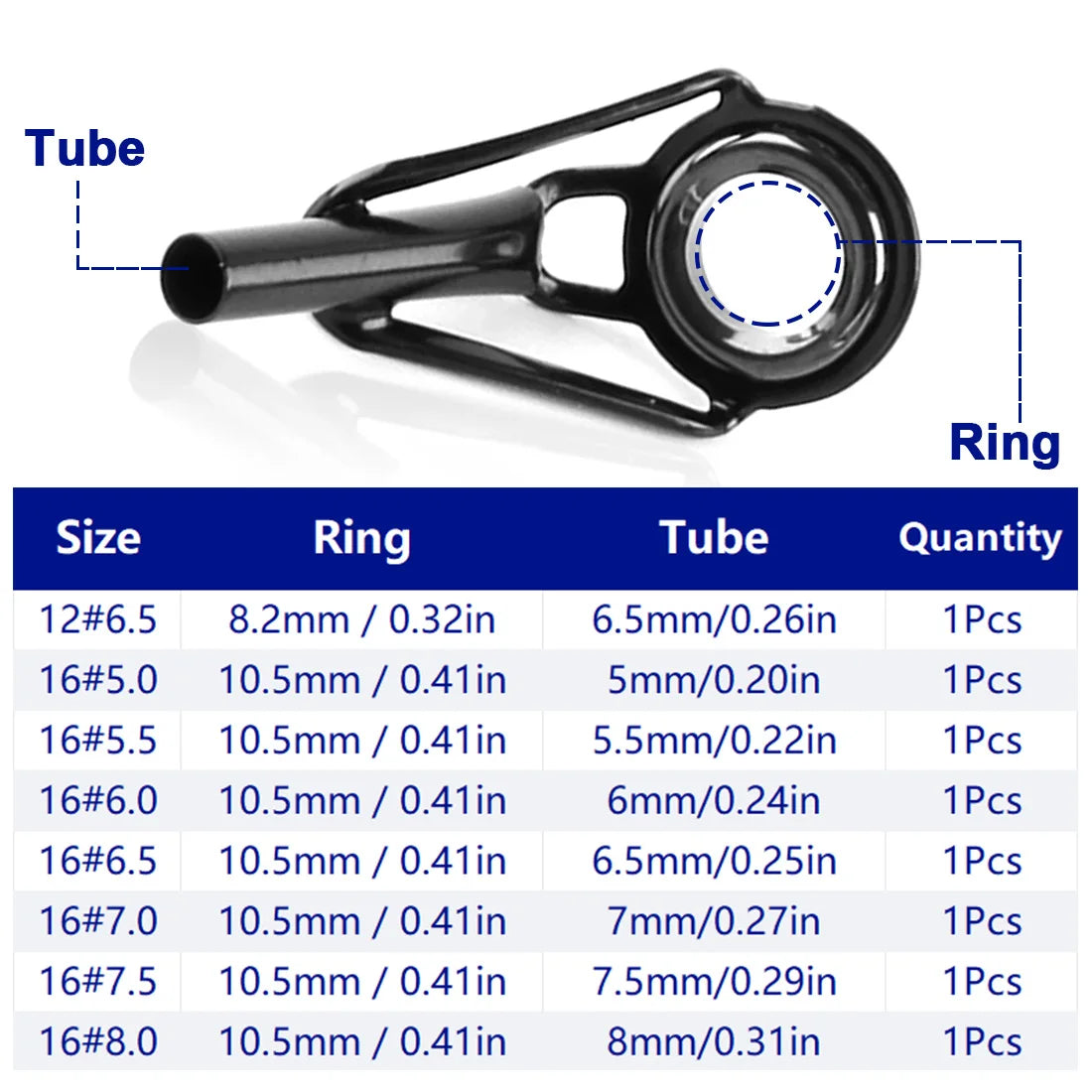 Stainless Steel Fishing Rod Tip Repair Kit - HookUpCo.