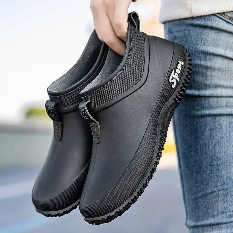 Waterproof Casual Short Tube Rain Boots for Women