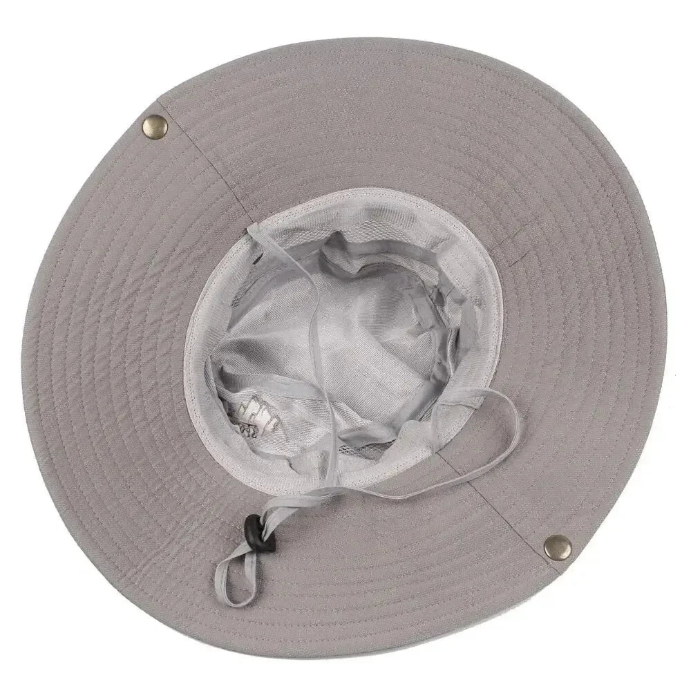 UV-Protective Panama Fisherman's Hat for Outdoor Adventures