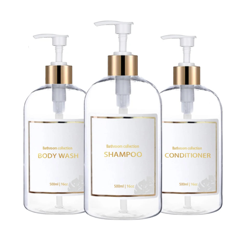 HookUpCo. Refillable Bathroom Dispenser Set