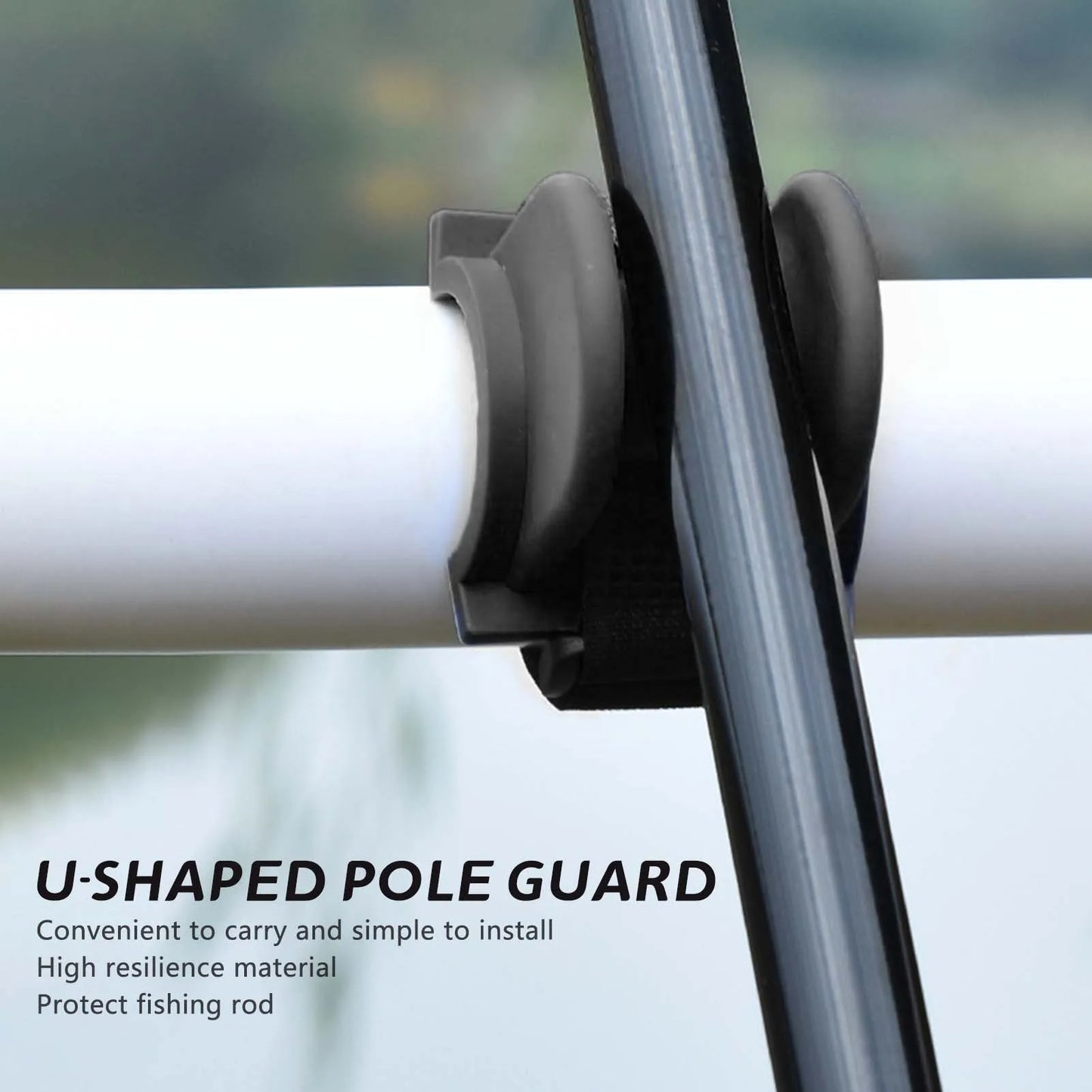 HookUpCo. U-Shaped Fishing Rod Holder for Boats - HookUpCo.