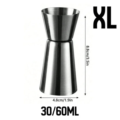 Stainless Steel Dual Shot Cocktail Shaker Tool