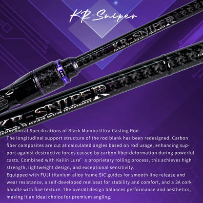 HookUpCo. Kyorim Sniper Carbon Fishing Rod 2.13M - HookUpCo.