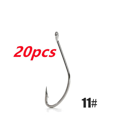 HookUpCo. Premium 20pcs Saltwater Fishing Hooks - HookUpCo.