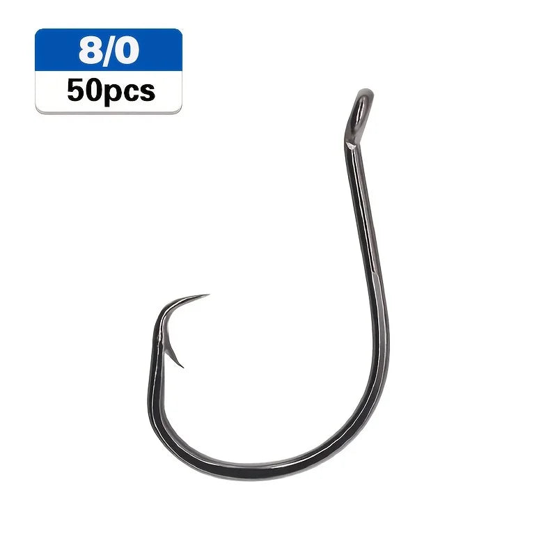 HookUpCo. Premium Carbon Steel Fishing Hooks - HookUpCo.