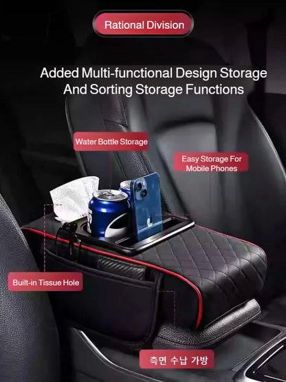 HookUpCo. Multifunctional Car Armrest Storage Box - HookUpCo.
