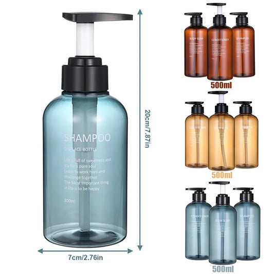 HookUpCo. Refillable Bathroom Soap Dispenser Set