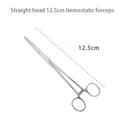 Fishing Plier Scissors with Curved Tip Clamps - HookUpCo.