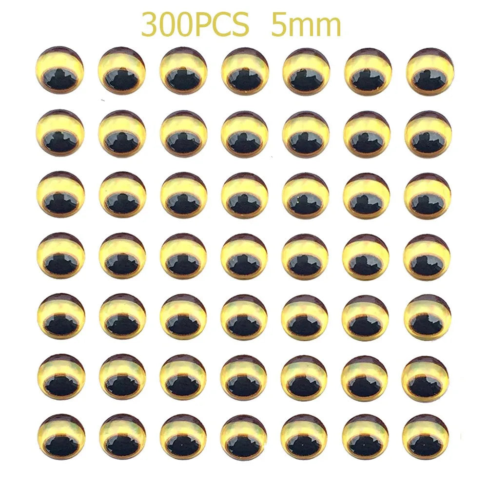 HookUpCo. 300pcs 3D Fishing Eyes - HookUpCo.