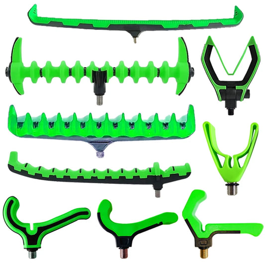 HookUpCo. Fishing Rod Holder Rest for Buzz Bar Setup