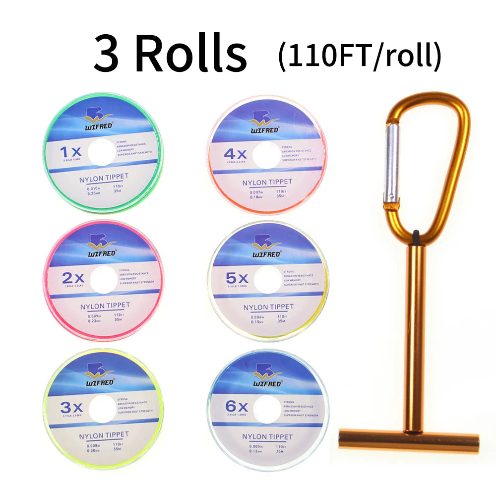 Clear Nylon Monofilament Tippet Line for Fishing - HookUpCo.