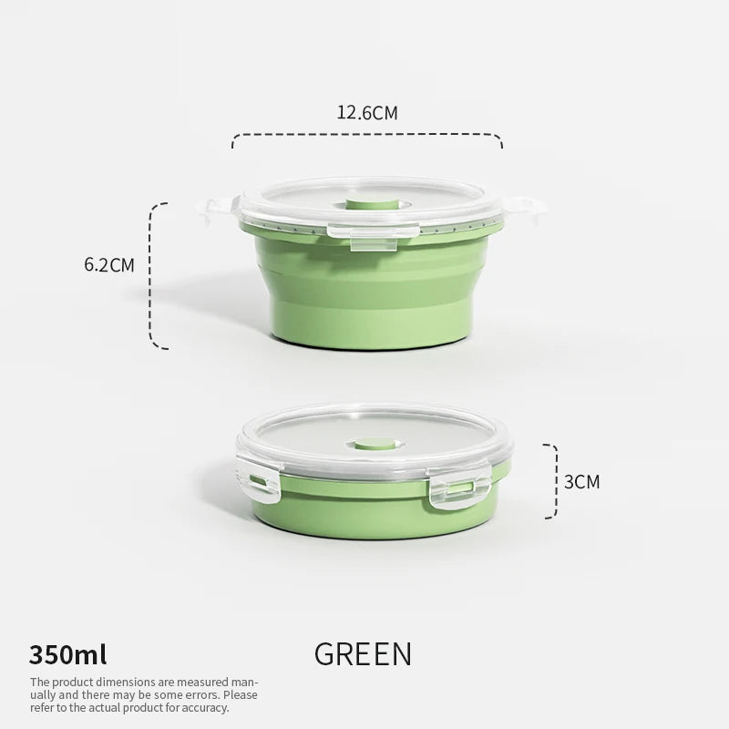 HookUpCo. Stackable Silicone Lunch Box Set