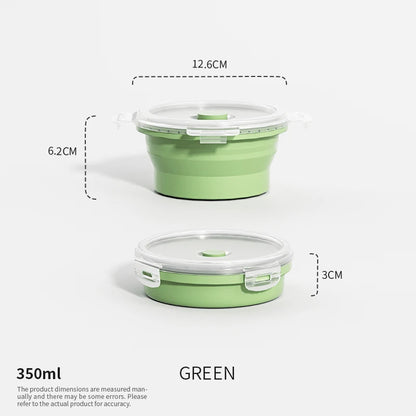 HookUpCo. Stackable Silicone Lunch Box Set