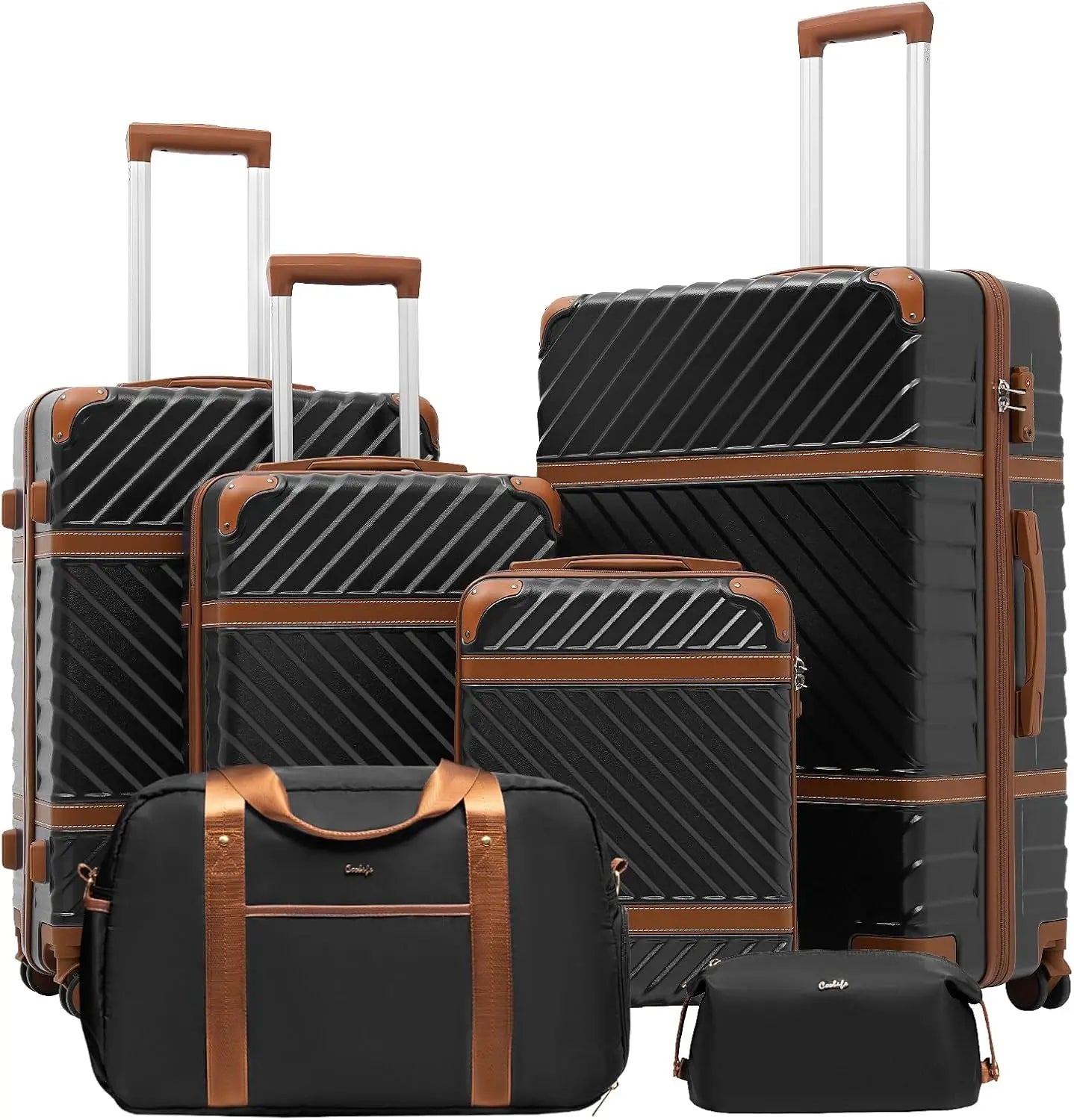 HookUpCo. Hardshell Luggage Set