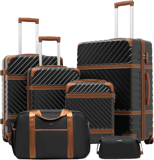 HookUpCo. Hardshell Luggage Set