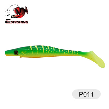 HookUpCo. Hog Shad Soft Lures for Pike Fishing - HookUpCo.