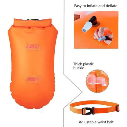 Multifunctional Waterproof Swim Float Bag for Water Sports