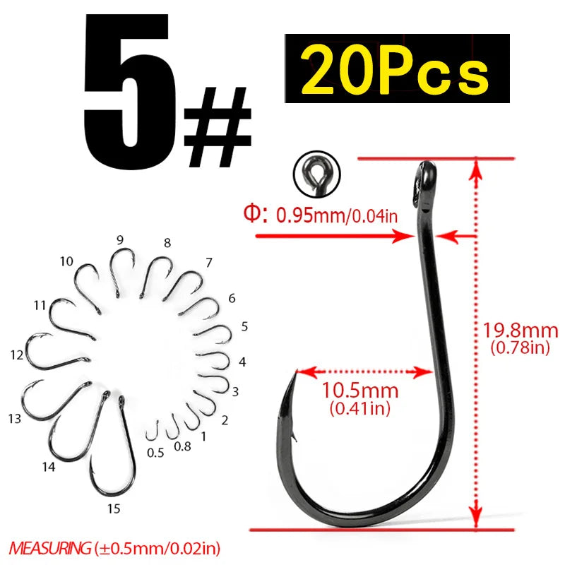 HookUpCo. Carbon Steel Circle Hooks for Fishing - HookUpCo.