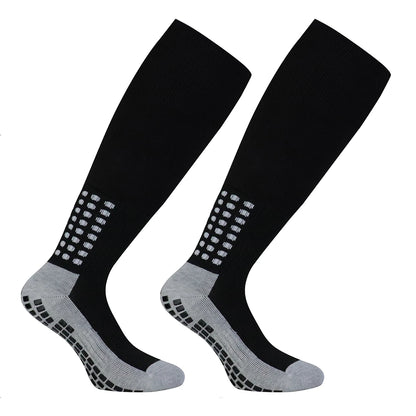 Professional Long Soccer Socks with Non-Slip Silicone Grip