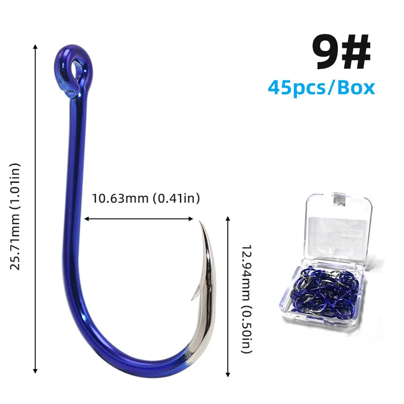 HookUpCo. High Carbon Steel Fishing Hooks Set - HookUpCo.