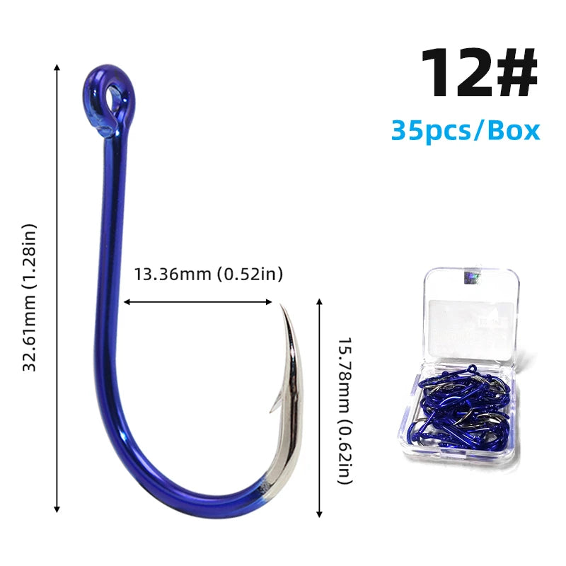 HookUpCo. High Carbon Steel Fishing Hooks Set - HookUpCo.