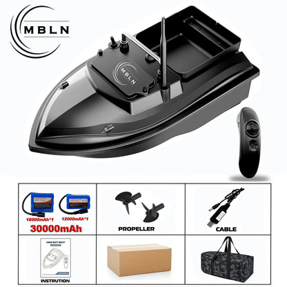 Remote Control Bait Boat with 2kg Capacity