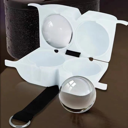 HookUpCo. Whiskey Ice Ball Maker for Perfect Drinks