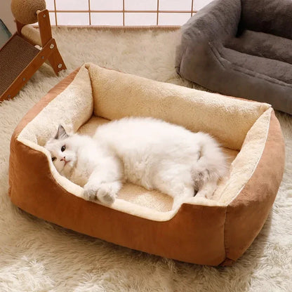 HookUpCo. Cozy Cat Bed with Plush Cushion