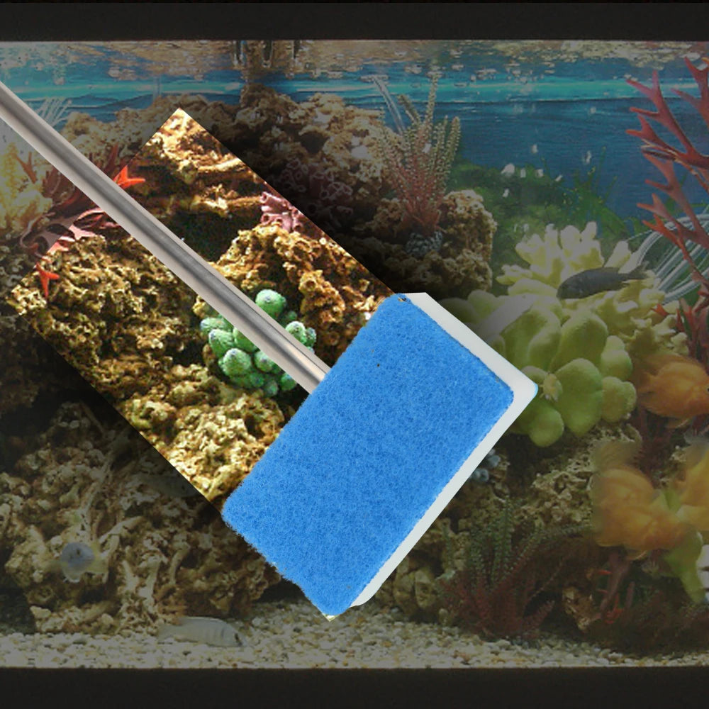 Double-Sided Aquarium Cleaning Brush