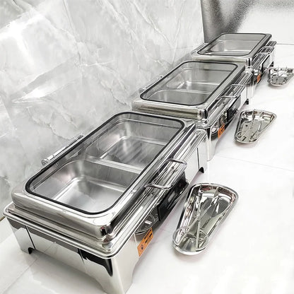 HookUpCo. Stainless Steel Buffet Warmers