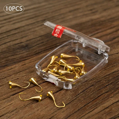 HookUpCo. High Strength Rust-Proof Fishing Hooks