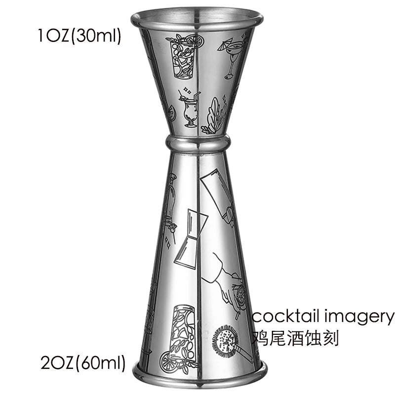 HookUpCo. Double Jigger for Perfect Cocktails